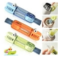 thumbnail image 1 of 3 in 1 Cup Lid Gap Cleaning Brush Set, Multifunctional Silicone Bottle Cleaning Brush, Home Kitchen Crevice Cleaning Tools for Cup Lids Bottles & Small Hard-to-Reach Spaces(2pcs,blue,red), 1 of 6