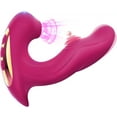 thumbnail image 1 of 3 in 1 Dildo Vibrators for Women,KERERO Sex Toys for G Spot Pleasure with 10 Powerful Vibrating & 5 Licking Modes,Waterproof Dual Motor Vibrator for Women Adult Sex Toy, 1 of 6