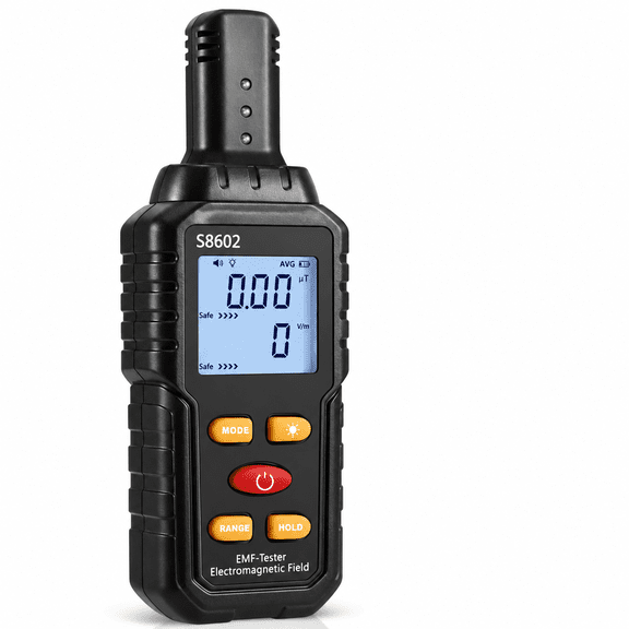 3 in 1 EMF Radiation Detector Meter Nuclear Dosimeter Electric Magnetic Field Tester LCD Display Portable Handheld EMF Reader for Home Office WiFi Power Line Safety Monitoring Device Kit