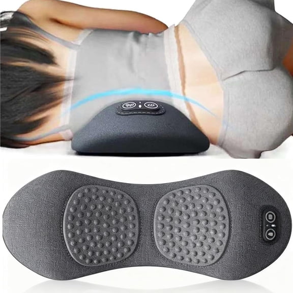 3 in 1 Electric Back Massager with Heat & Traction - Adjustable Therapy Device for Neck, Shoulder, Lower Back, and Calf Pain Relief | Portable Muscle Relaxer with Hot Compress