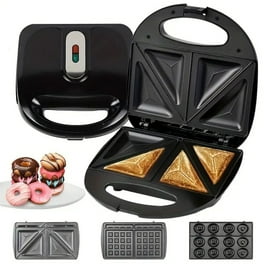Proctor Silex 25400 Sandwich Maker, Fast and easy to use, Nonstick  easy-clean grids, Power on/