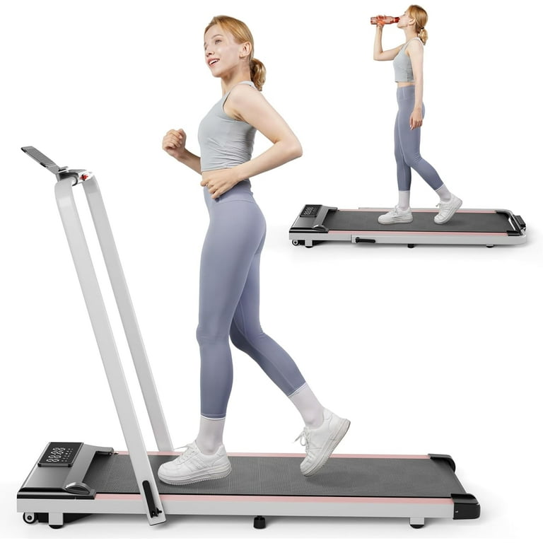 SSPHPPLIE 3 in 1 Folding Treadmills for Home 3.0HP Powerful and Quiet Under Desk Treadmill 300 lbs Capacity Foldable Walking Pad with Remote Control