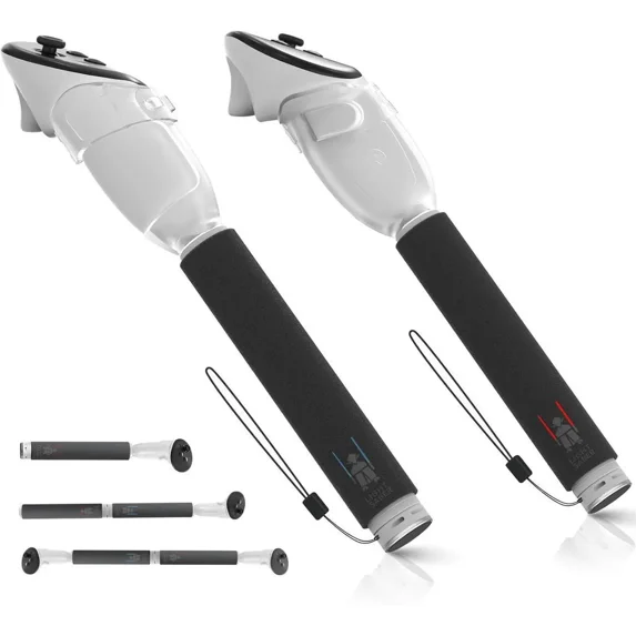 3 in 1 Handle Attachments Compatible with Meta Quest 3 / Oculus Quest 3S Controller, Beat Saber/Baseball/Golf Club/VR Gorilla Tag Long Arms Grips for Meta Quest 3/3S Accessories