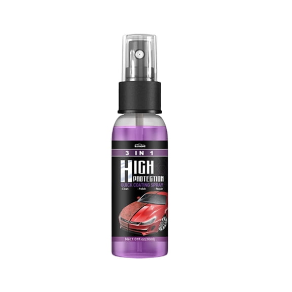 3 in 1 High Protection Quick Coating Spray,High Protection Quick Car Coating Spray,Car Coating Cleaning Spray,Quick Coat Car Wax Polish Spray for Cars (30ml)