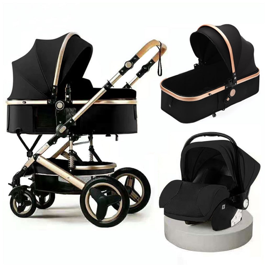 3 in 1 High View Baby Stroller for Toddler & Infant, Baby Strollers for ...