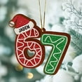 thumbnail image 1 of 3.1 Inch 67 Meme Christmas Ornament 2025 The Year of 67 Acrylic Pendant Funny Viral Trend Holiday Decoration Xmas Tree Decor Gag Gift For Teens Gen Alpha Humor, 1 of 5