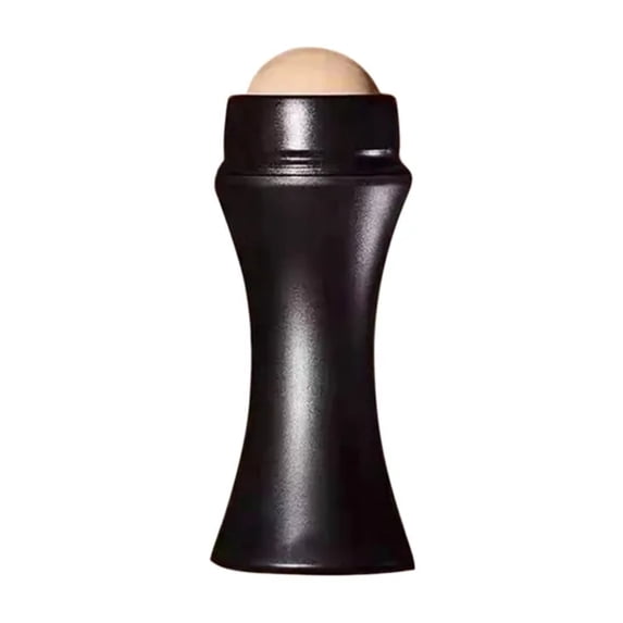 3×1 Inch Volcanic Stone Face Roller, Oil Absorbing & Reusable Shine Control, Real Stone Facial Massager for T-Zone Skincare