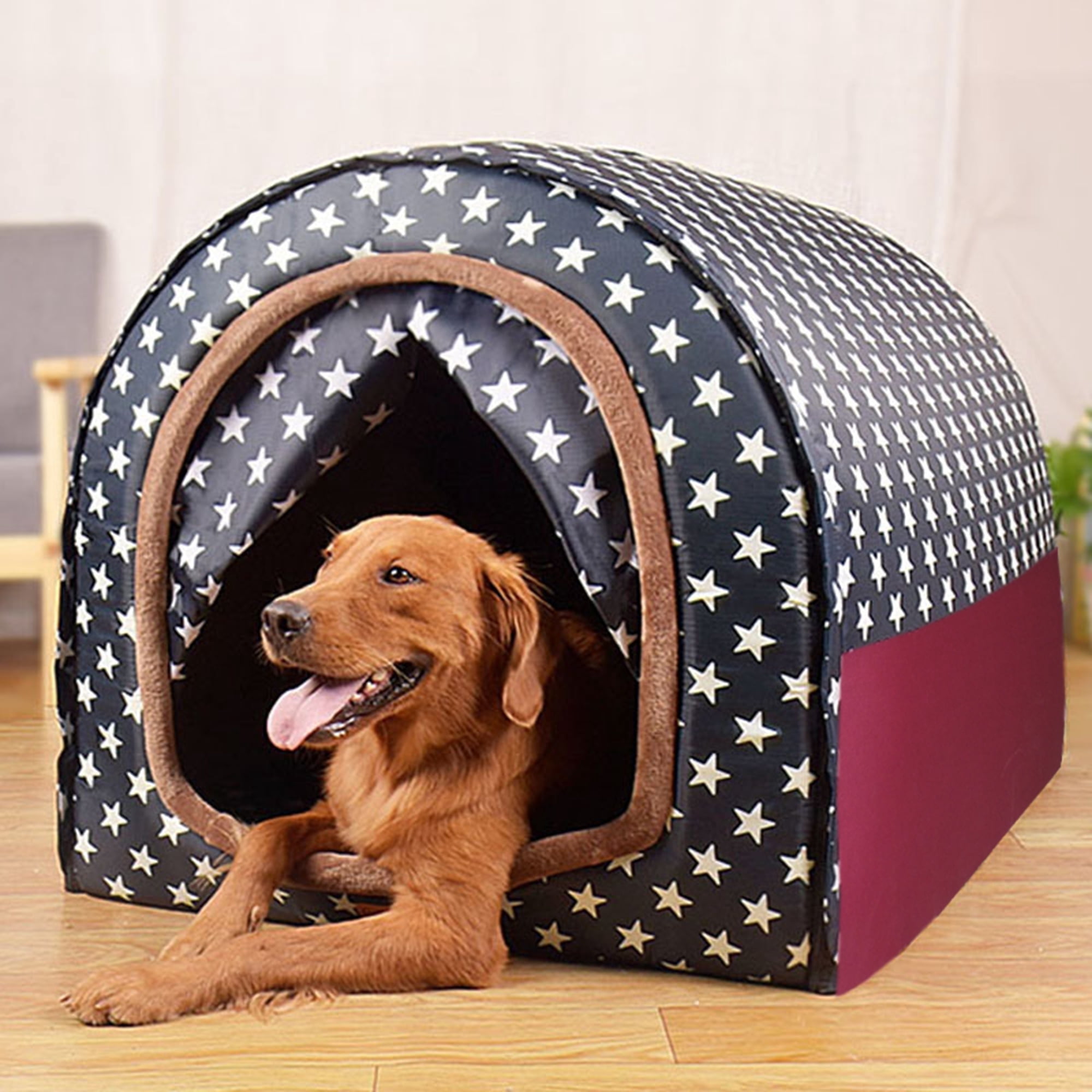 Photo inspiration: Picture Idea: 3 In 1 Indoor Outdoor Large Dog House With Cushion