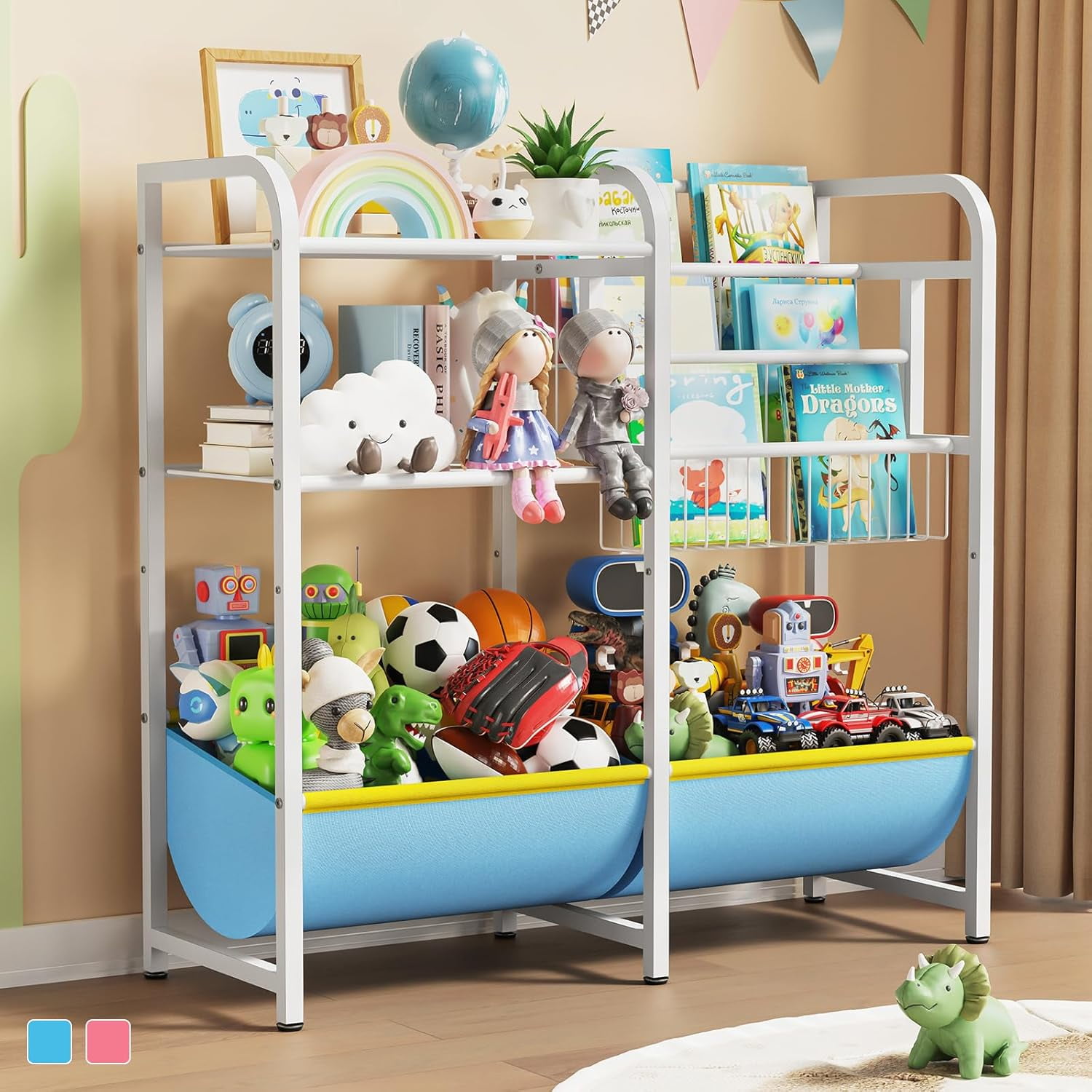 Estantería Infantil HomeMarvel Nursery Toy Organizer Mueble Organizador Juguetes