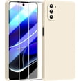 thumbnail image 1 of 3 in 1 for Moto G Stylus 5G 2022 case, with 2 Pack Screen Protector, Camera Protection，Liquid Silicone Slim Shockproof Protective Phone Case for Motorola Moto G Stylus 5G 2022 (Stone), 1 of 12