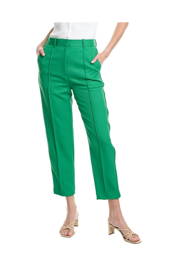 womens  Cavalry Twill Wool Pant, 00, Green