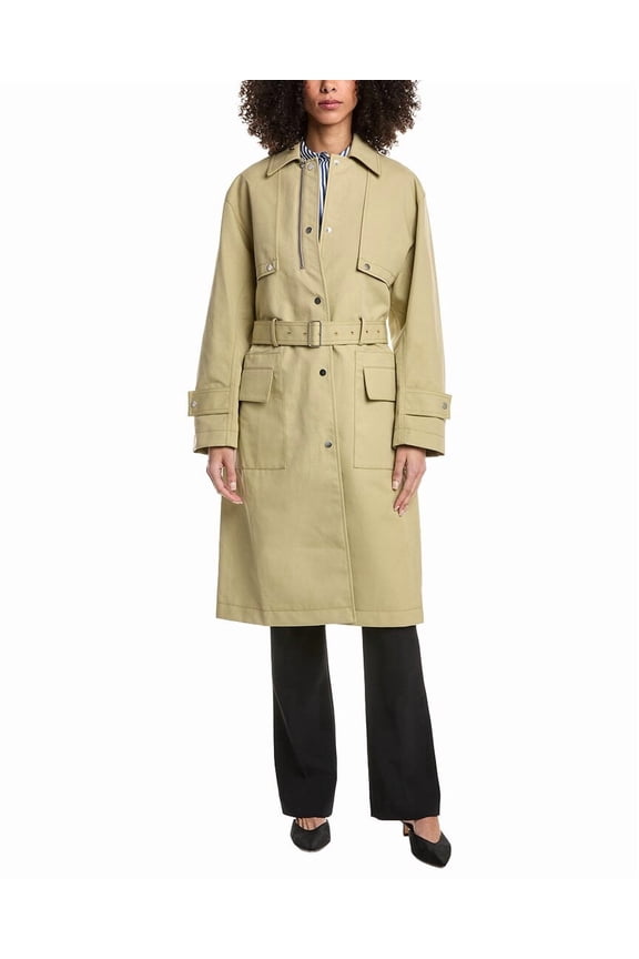womens Convertible Mac Trench Coat, m