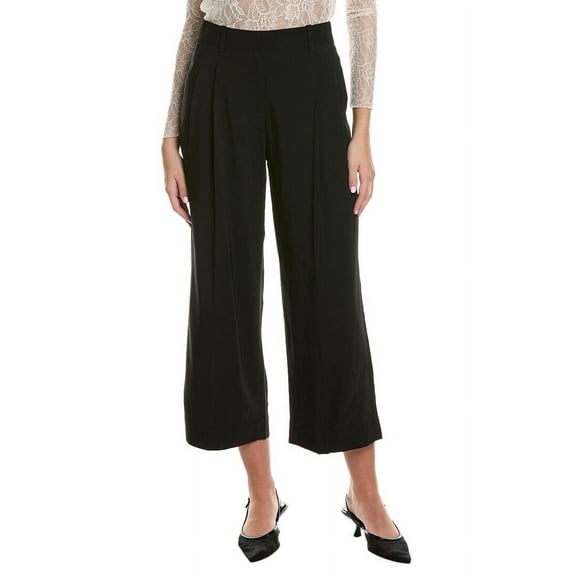 3.1 Phillip Lim womens Crop Straight Pant, 2, Black