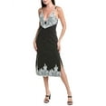 thumbnail image 1 of 3.1 Phillip Lim womens  Denim Slip Dress, 8, Black, 1 of 3
