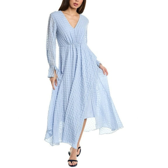 3.1 Phillip Lim womens  Flare Maxi Dress, 2, Blue