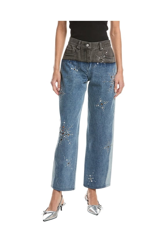 womens Liberty Multi-Toned Slouchy Jean, 0