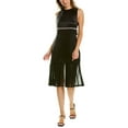 thumbnail image 1 of 3.1 Phillip Lim womens  Mixed Media Silk Midi Dress, 4, Black, 1 of 3
