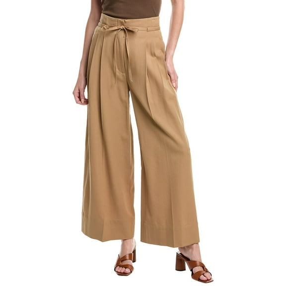 3.1 Phillip Lim womens Relaxed Wool Pant, 00, Tan