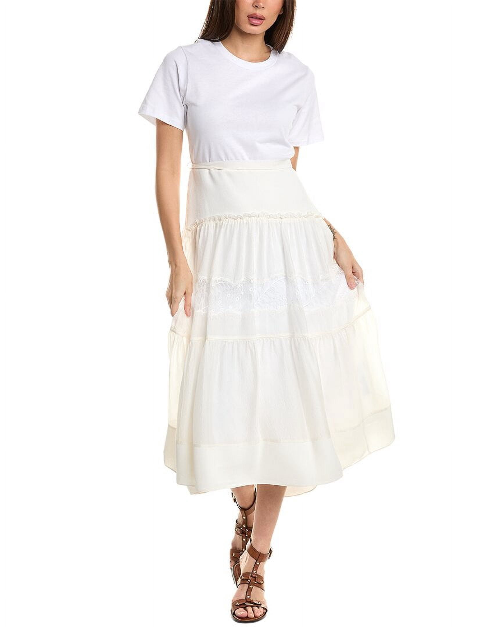 3.1 phillip lim silk dress 3.1 Phillip Lim Silk-Blend T-Shirt Dress, Ivory / 2