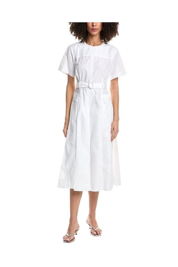 white off shoulder dress White Long Off Shoulder Satin Dress by Ladivine 7493W main image 0