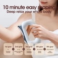 thumbnail image 1 of 3 in 1 Portable Muscle Massager with Heat Vibration and Microcurrent Therapy for Neck Back Shoulders Legs Post Workout Recovery Pain Relief Device for Athletes Office Workers, 1 of 5