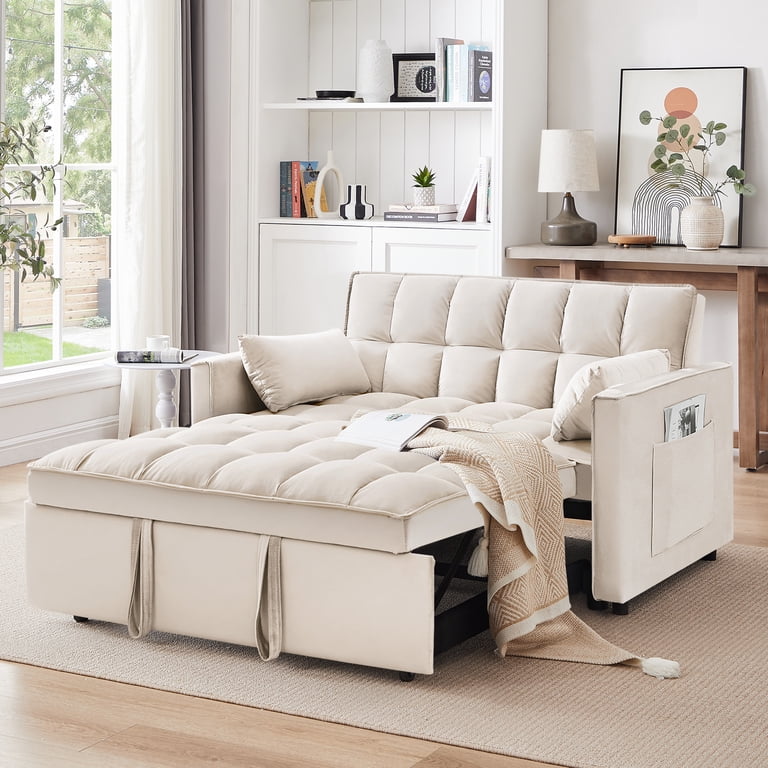 3 in 1 Sleeper Sofa Bed,55
