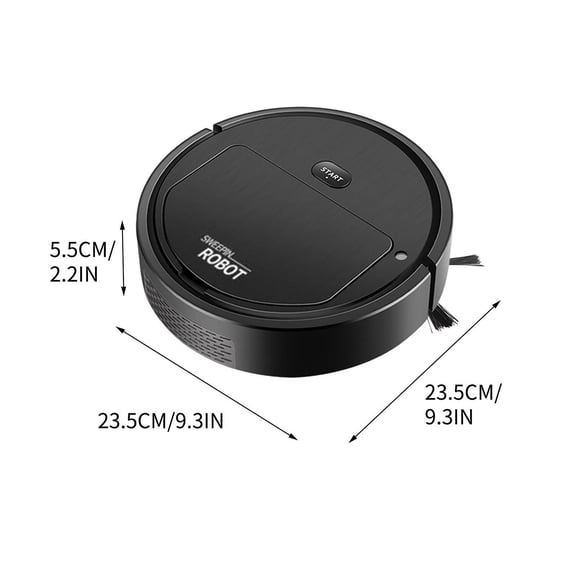 3 In 1 Smart Cleaning Robot,Suction Sweep Mop Machine,Mobile Spray Humidifier Vacuum,Slim Body Corner Cleaner,Intelligent Obstacle Avoidance Tool,USB Rechargeable Floor Cleaner Household Cleaner