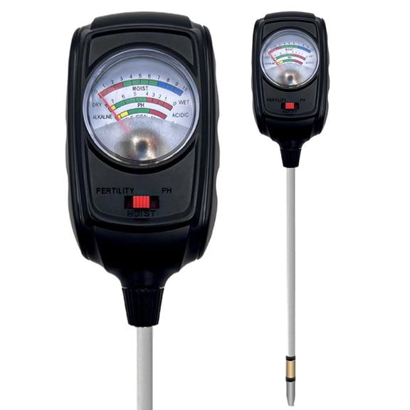 3 in 1 Soil Tester,Soil Mo ture/Fertility/PH Tester for Garden nutrients,Lawn,Gardening,Farming, Indoor and Outdoor Plants,Soil PH Meter Kit (3 in 1 Soil Meter)