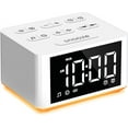 thumbnail image 1 of 3 in 1 Sound Machine Dual Alarm Clock Night Light White Noise Machine 27 Sleeping Sounds for Adults Kids Precise 32 Level Volume Sleep Timer Memory Function Digital Clock with 30 Wake Up Sounds, 1 of 4