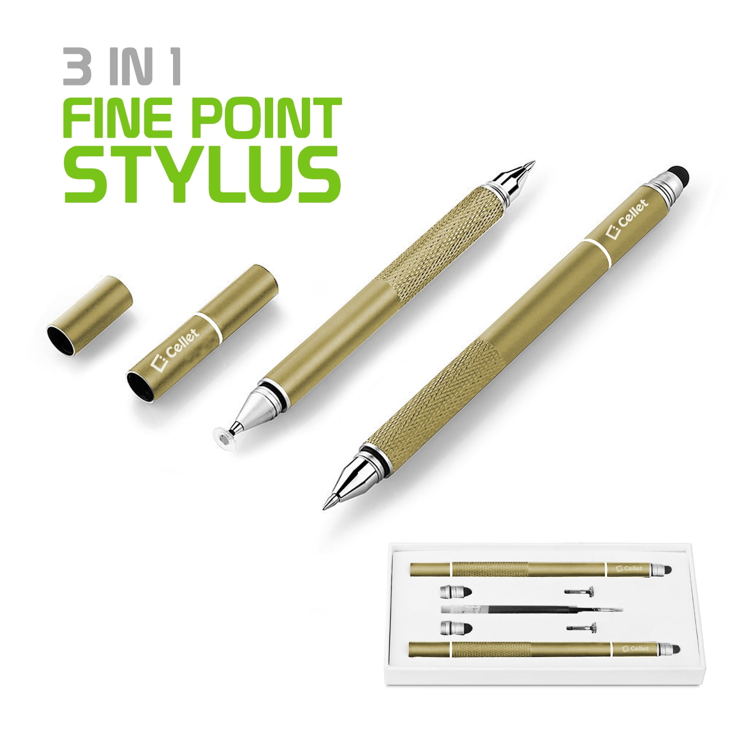 https://i5.walmartimages.com/seo/3-1-Stylus-Pen-Ballpoint-Pen-Precision-Clear-Disc-Capacitive-Pen-2-Pens-Replacement-Tips-Apple-iPads-iPhones-Tablets-Androids-More-Cellet-Gold_604d433c-5704-448f-84f5-f7b83832b03a_1.12fab6af5c2da691fa930cdcd536d12e.jpeg
