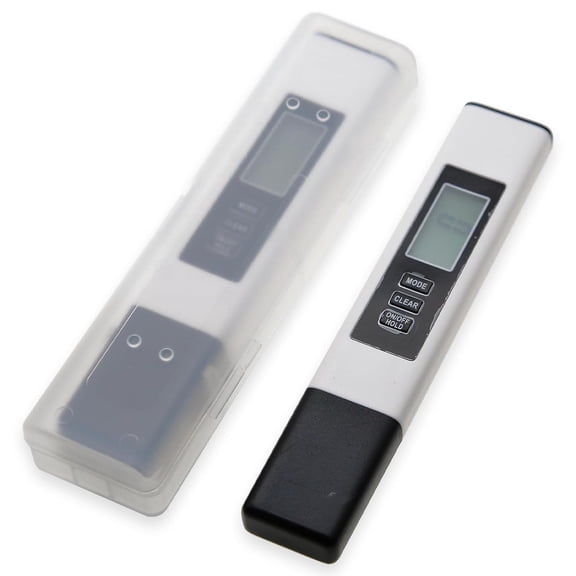 3 in 1 TDS Meter Digital Water Tester with 0-9999ppm Range EC & Temp Meter TDS Water Quality Tester Water Testing Kits for Drinking Water, Aquariums, Pools (Model AMT002)
