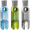 thumbnail image 1 of 3 in 1 Tiny Cleaning Brush, 3 Pack Cup Lid Cleaner Brushes Set Mini Multi-Functional Crevice Cleaning Brush for Cleaning Baby Bottles, Narrow Neck Bottle, Sport Water Bottle, Tumbler, Glass Vase, 1 of 7