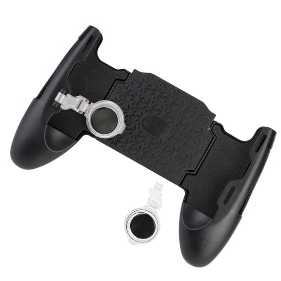 3 in 1 Universal Portable Mobile Phone Gamepad Holder Telescopic Controller with Joystick, Ergonomic Grip and Adjustable Bracket, 7.1 inches / 18 cm, Black