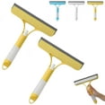 thumbnail image 1 of 3 in 1 Window Cleaning Scraper, 2025 New 3 in 1 Window Cleaner, 3 in 1 Spray Squeegee, All Purpose Window Cleaner Tool, Easy to Clean Without Streaks, for Glass Doors, Windows Glass (2PCS Yellow), 1 of 7