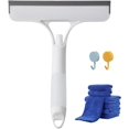 thumbnail image 1 of 3 in 1 Window Cleaning Scraper, 2025 New 3 in 1 Window Cleaner, Squeegee and Scrubber with Spray, for Windows, Walls, Car Windshields, Bathrooms, Kitchens,Easy to Clean Without Streaks (White), 1 of 7
