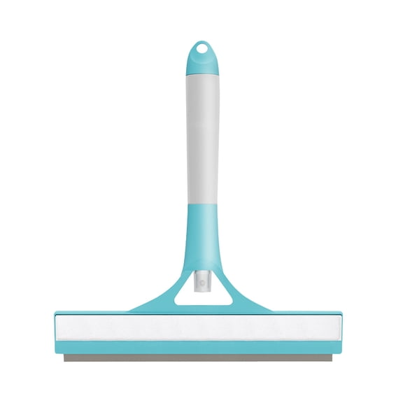 3 in 1 Window Cleaning Scraper, 2025 New Squeegee for Shower Glass, 3 in 1 Spray Function for Glass Doors for Windows Glass, Mirrors Scraper, Brush,All-Purpose Window Cleaner Tool