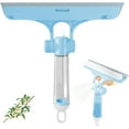 thumbnail image 1 of 3 in 1 Window Cleaning Scraper, 2025 Upgraded Window Squeegee with Sprayer for Glass Mirror, Shower Squeegee for Bathroom Tile Shower Walls Glass Doors Window Privacy Film (Blue), 1 of 8