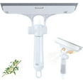 thumbnail image 1 of 3 in 1 Window Cleaning Scraper, 2025 Upgraded Window Squeegee with Sprayer for Glass Mirror, Shower Squeegee for Bathroom Tile Shower Walls Glass Doors Window Privacy Film (White), 1 of 7