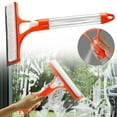 thumbnail image 1 of 3 In 1 Window Cleaning Scraper With Spray Bottle 20x32cm Multi Function Glass Cleaner Tool With Thick Sponge And SqueegeeforCar Windows Home Kitchen Glass And Mirror Cleaning Streak Free Results, 1 of 4