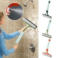 thumbnail image 1 of 3 in 1 Window Cleaning Scraper with Spray Function, 2025 New Multi-Purpose Squeegee for Shower Glass Doors Windows Mirrors and Cars, All-in-One Glass Cleaner Tool with Built-in Brush and Scraper, 1 of 3