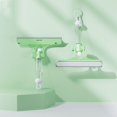 thumbnail image 1 of 3 in 1 Window Cleaning Scraper, Upgrade Silicone Window Squeegee Kit, Squeegee and Scrubber with Spray, All Purpose Window Cleaner Tool for Car Home Kitchen Windows Glass Mirrors Scraper,Green, 1 of 9