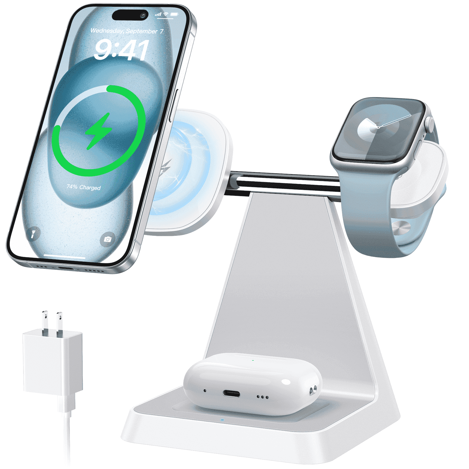 12 Pro Max Apple Wireless Iphone 12 Charger Charging Station Fast