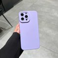 thumbnail image 1 of 3 in 1 for iPhone 13 Pro Max Case, Luxury Silicone Rubber Upgraded Lens Protection, Soft Microfiber Lining Shockproof Protective Slim Fit Phone Case Cover for iPhone 13 Pro Max, Lilac, 1 of 6