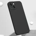 thumbnail image 1 of 3 in 1 for iPhone 15 Plus Case, Luxury Silicone Rubber Upgraded Lens Protection, Soft Microfiber Lining Shockproof Protective Slim Fit Phone Case Cover for iPhone 15 Plus, Graphite, 1 of 9