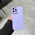 thumbnail image 1 of 3 in 1 for iPhone 15 Pro Case, Luxury Silicone Rubber Upgraded Lens Protection, Soft Microfiber Lining Shockproof Protective Slim Fit Phone Case Cover for iPhone 15 Pro, Lilac, 1 of 6