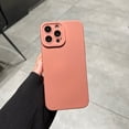 thumbnail image 1 of 3 in 1 for iPhone 15 Pro Case, Luxury Silicone Rubber Upgraded Lens Protection, Soft Microfiber Lining Shockproof Protective Slim Fit Phone Case Cover for iPhone 15 Pro, Pink, 1 of 6