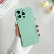 3 in 1 for iPhone 16 Pro Max Case, Luxury Silicone Rubber Upgraded Lens Protection, Soft Microfiber Lining Shockproof Protective Slim Fit Phone Case Cover for iPhone 16 Pro Max, Lightcyan