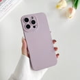 thumbnail image 1 of 3 in 1 for iPhone 16 Pro Max Case, Luxury Silicone Rubber Upgraded Lens Protection, Soft Microfiber Lining Shockproof Protective Slim Fit Phone Case Cover for iPhone 16 Pro Max, Grasspurple, 1 of 7