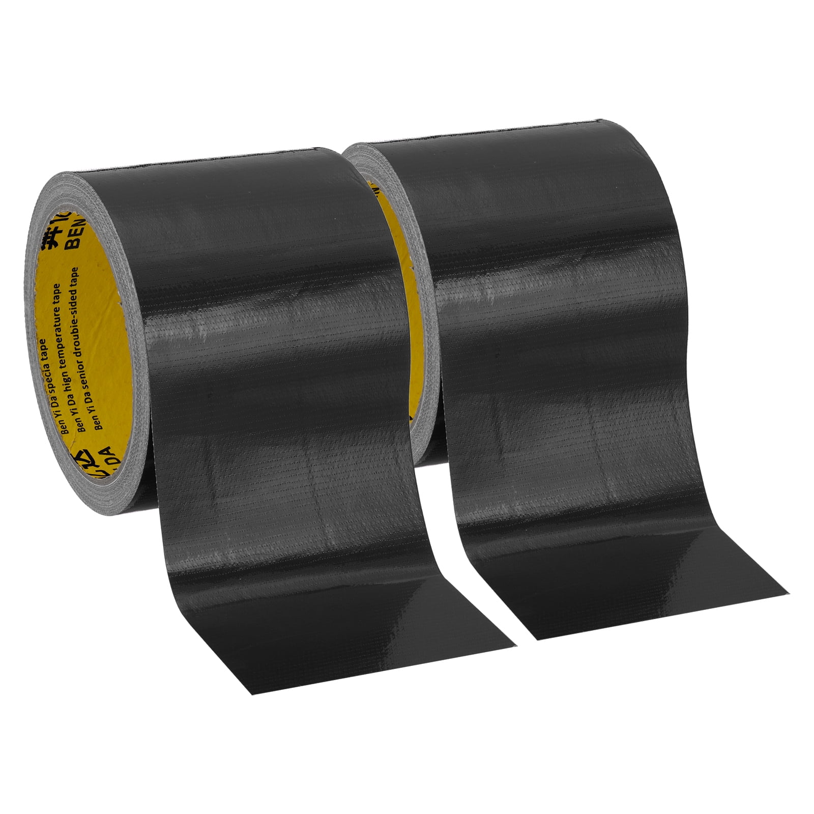 Uxcell 3.1"x0.01" Bookbinding Tape 2 Roll 11 Yard Cloth Bookbinding Repair Tape Book Binding Tape Self Adhesive Black