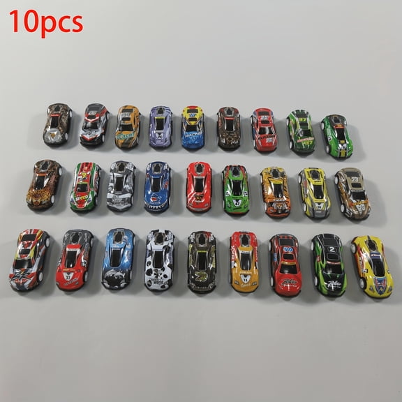 3/10/25pcs Mini Pull Back Racing Car Set, Push-and-Go Toy Cars, Party Favor Bag Fillers, Birthday Prizes and Pinata Toys for Boys and Girls, Random Styles